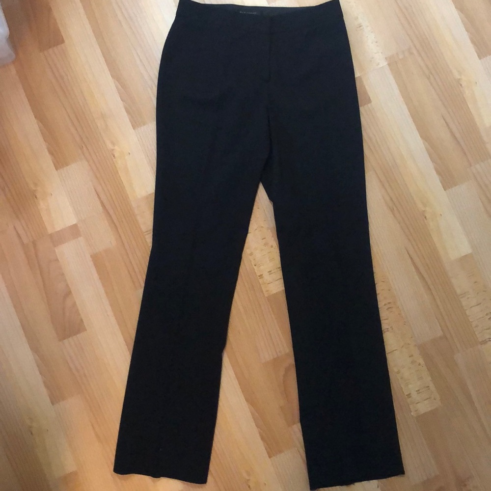 Elie Tahari black wool blend trousers
